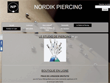 Tablet Screenshot of nordikpiercing.com